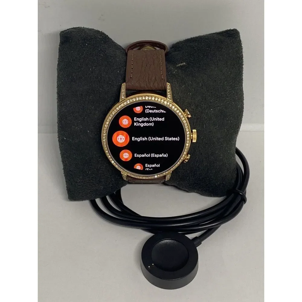 Fossil Gen 4 Authentic Digital Dial Smart Watch Custom Band FTW6015 AB574